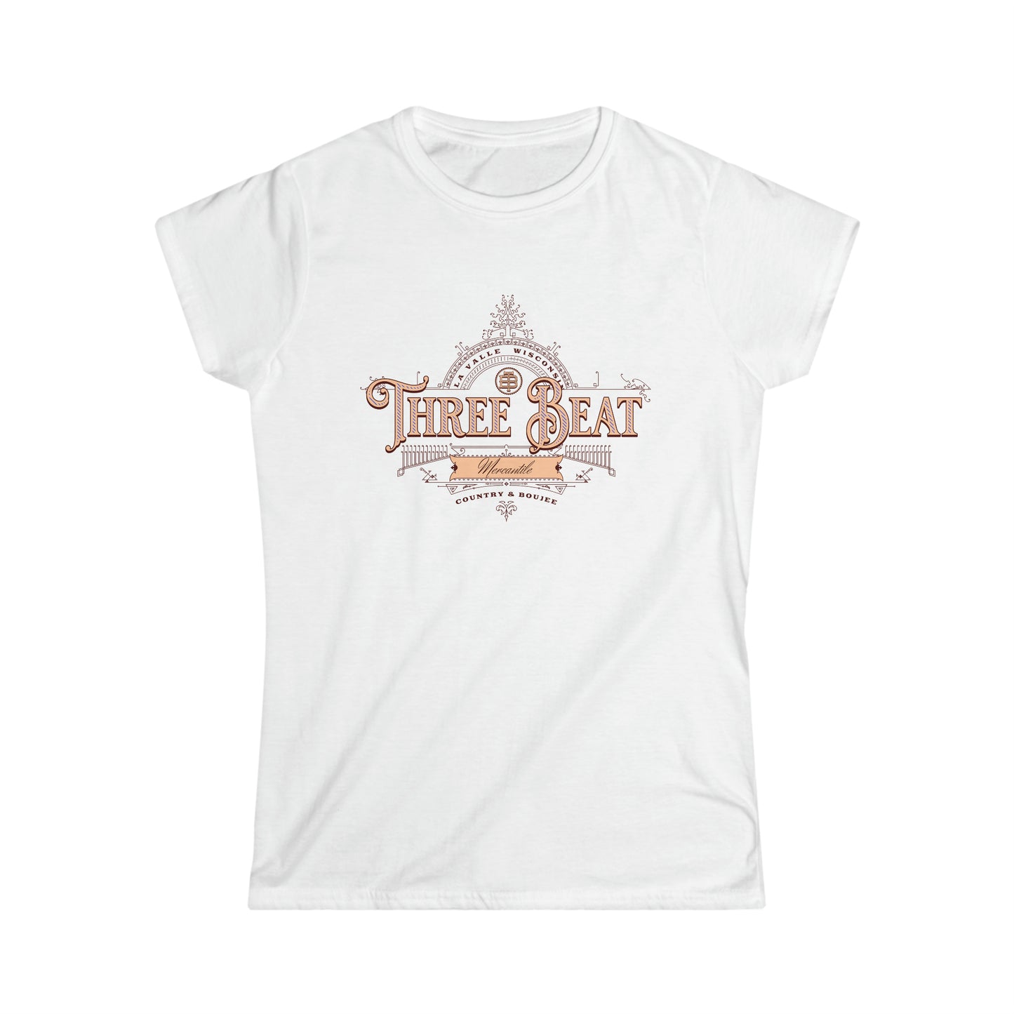Three Beat Hometown Boujee Women's Softstyle Tee