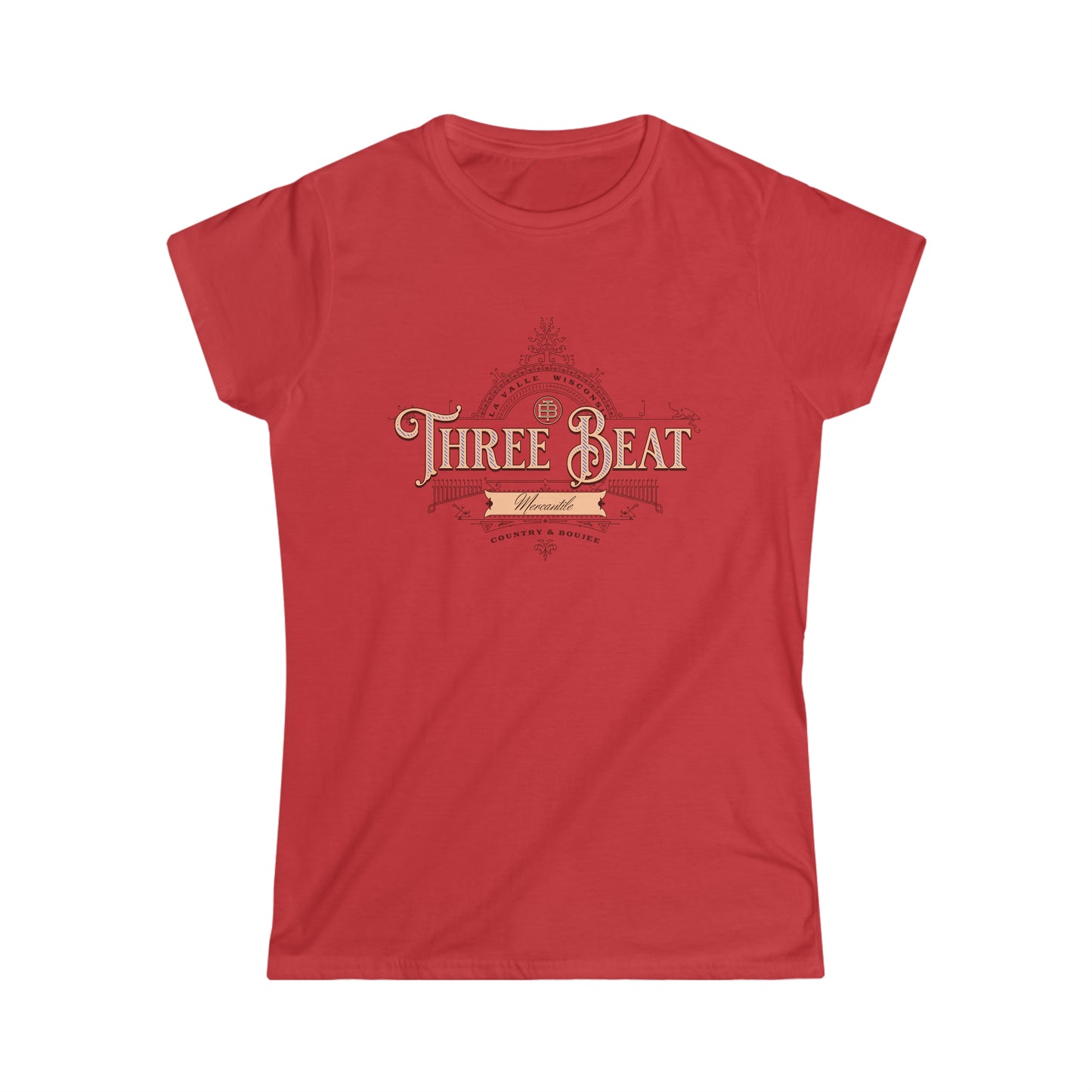 Three Beat Hometown Boujee Women's Softstyle Tee