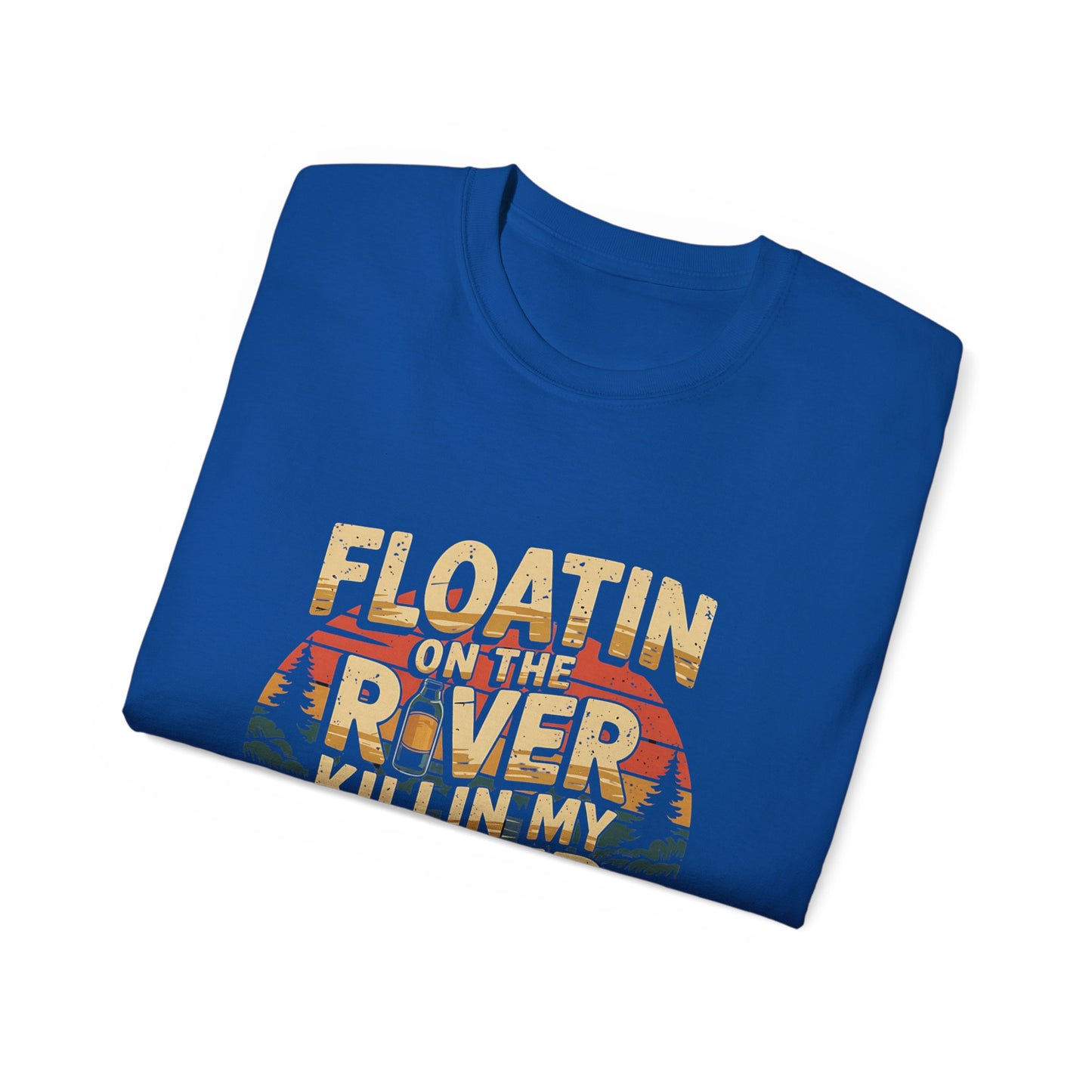 Floatin' on the River Unisex Ultra Cotton Tee - Perfect for Summer Adventures