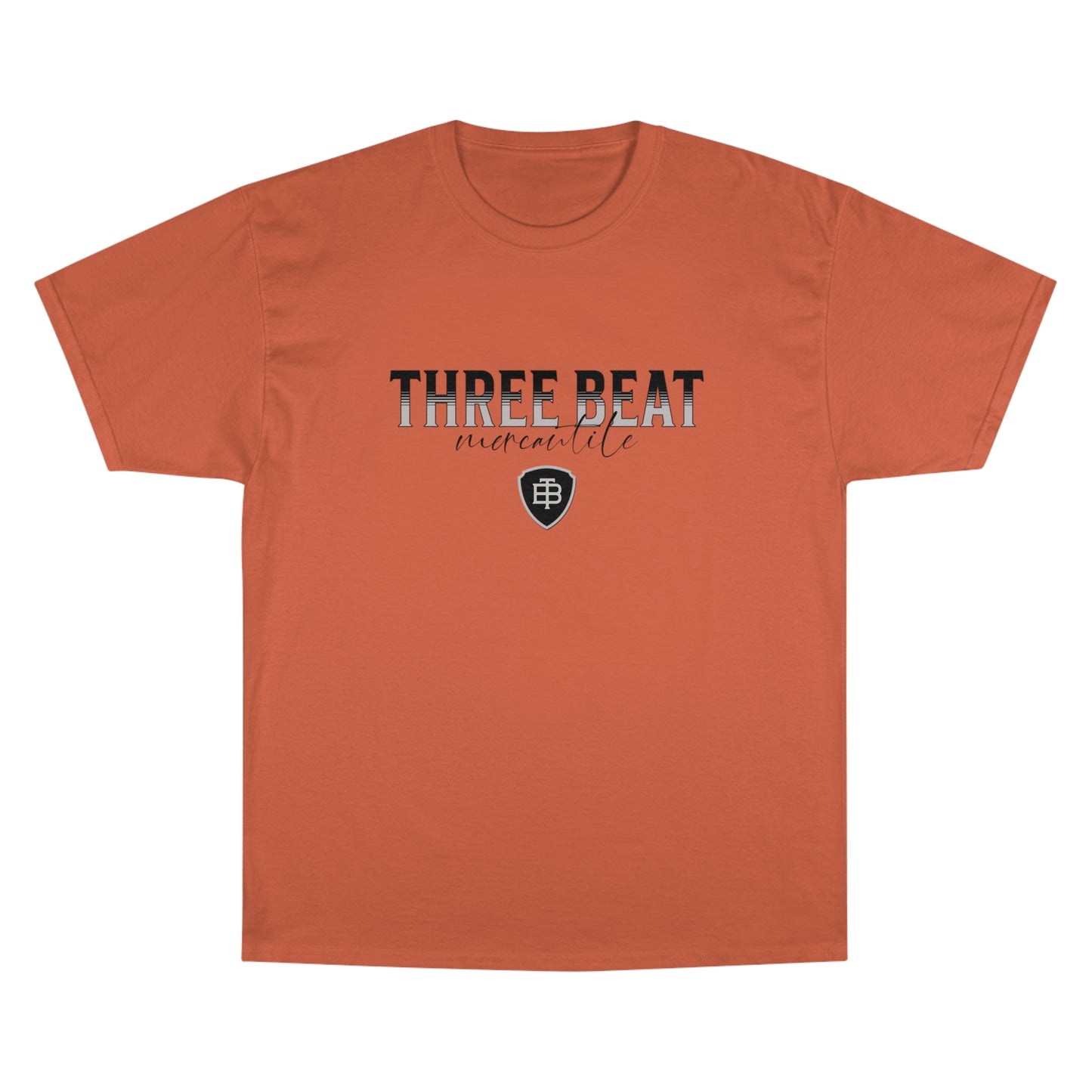 Three Beat Shield Champion T-Shirt