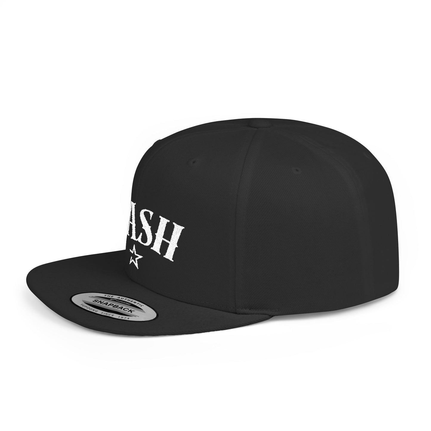 DASH Stylish Flat Bill Snapback Cap