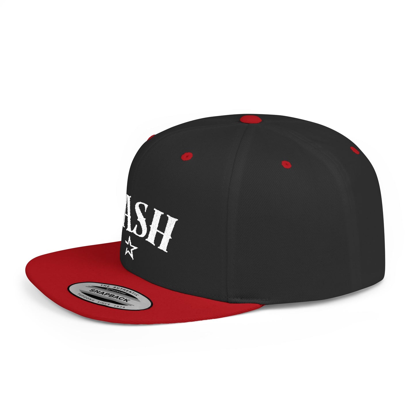 DASH Stylish Flat Bill Snapback Cap