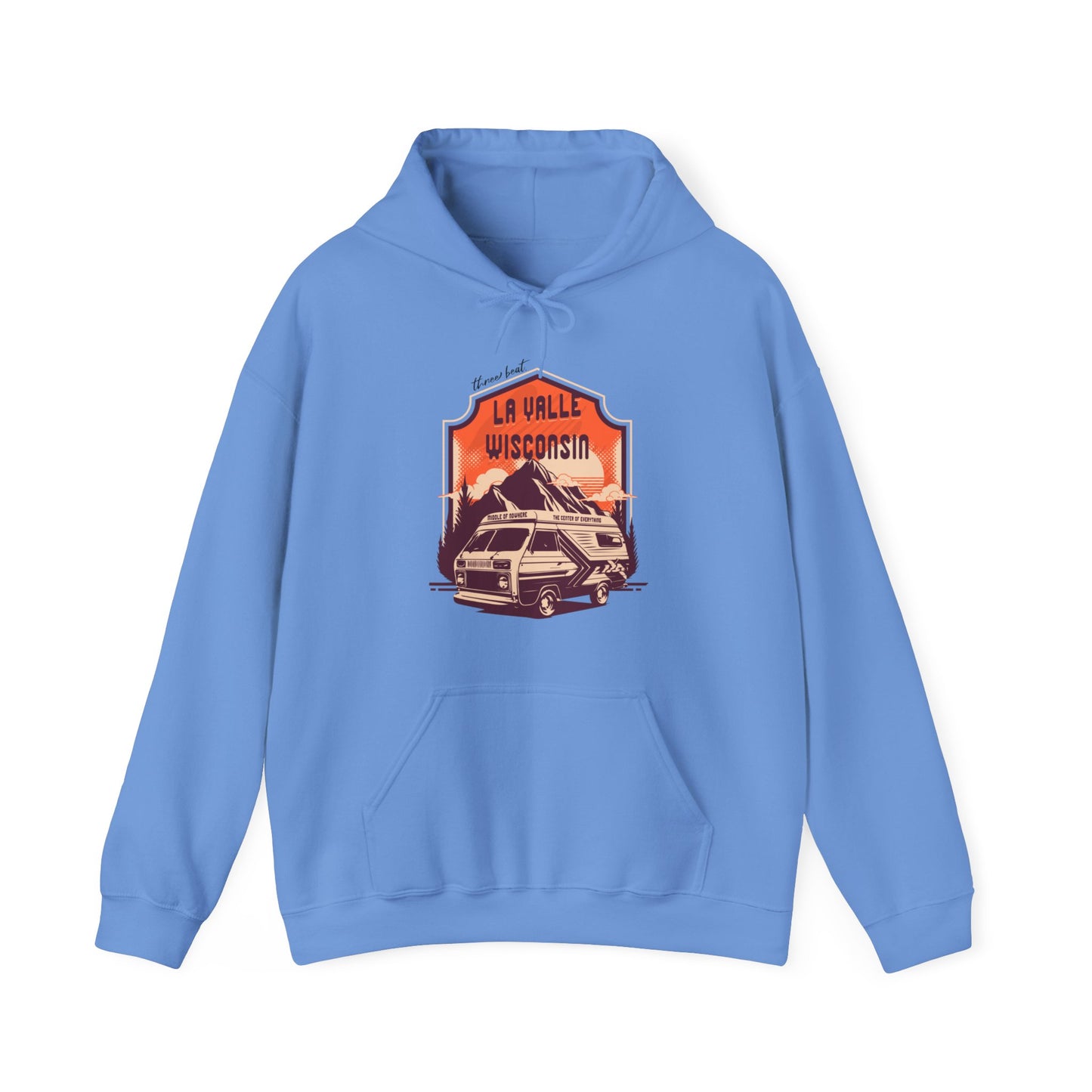 Three Beat MON Unisex Heavy Blend™ Hooded Sweatshirt