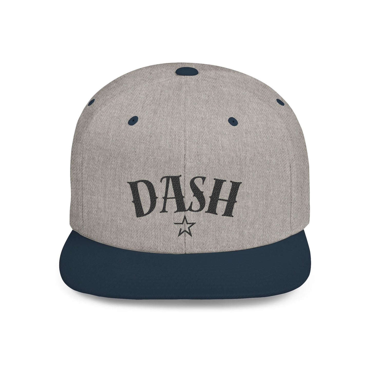 Dash Flat Bill Snapback Cap