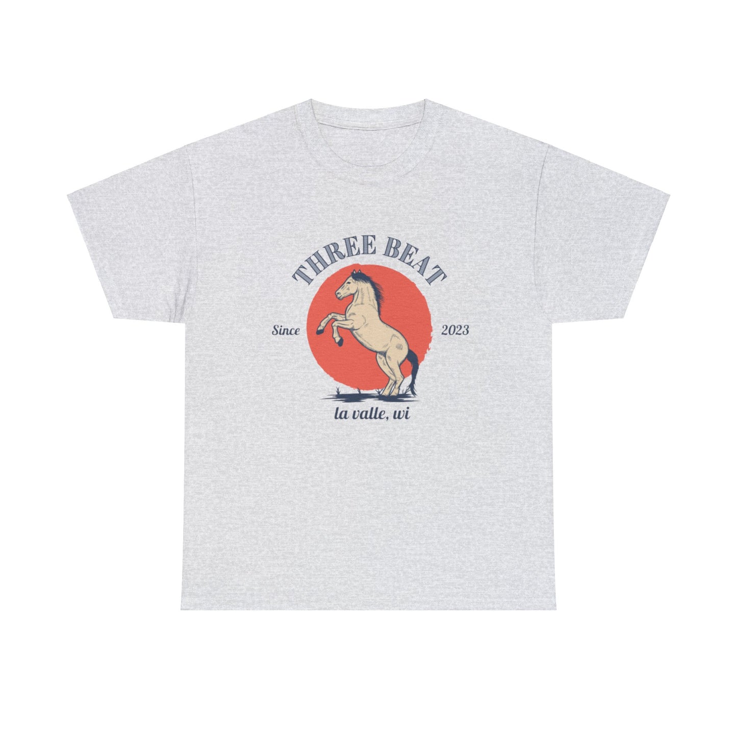 Three Beat Sun Unisex Heavy Cotton Tee