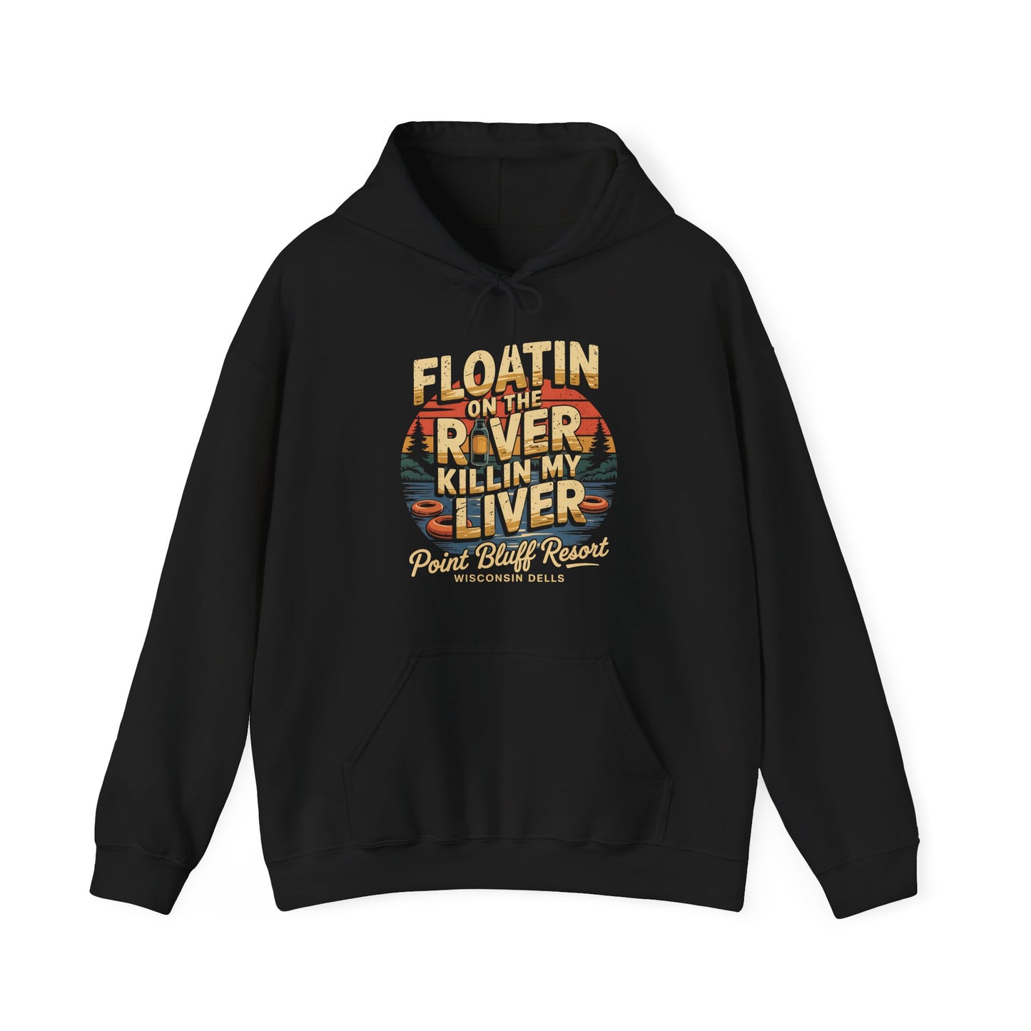 Floatin' on the River Hoodie - Unisex Heavy Blend™ Sweatshirt