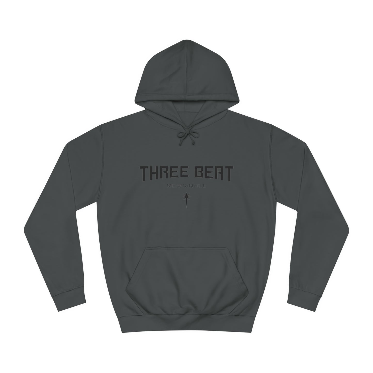 Three Beat Star Unisex College Hoodie