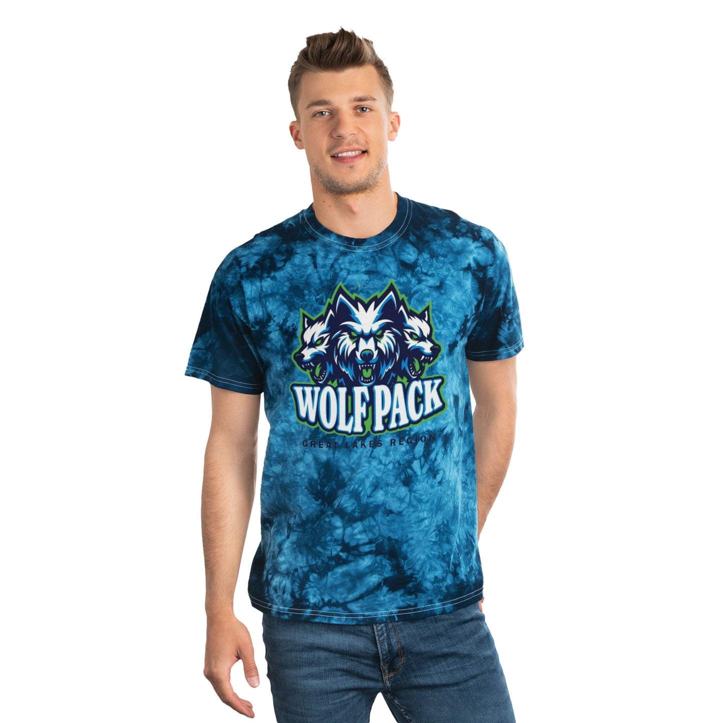 Wolfpack Tie-Dye Tee, Crystal