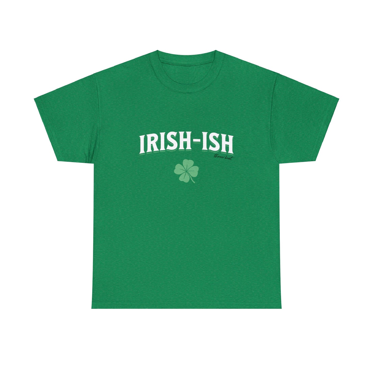Three Beat Irish-Ish Unisex Heavy Cotton Tee