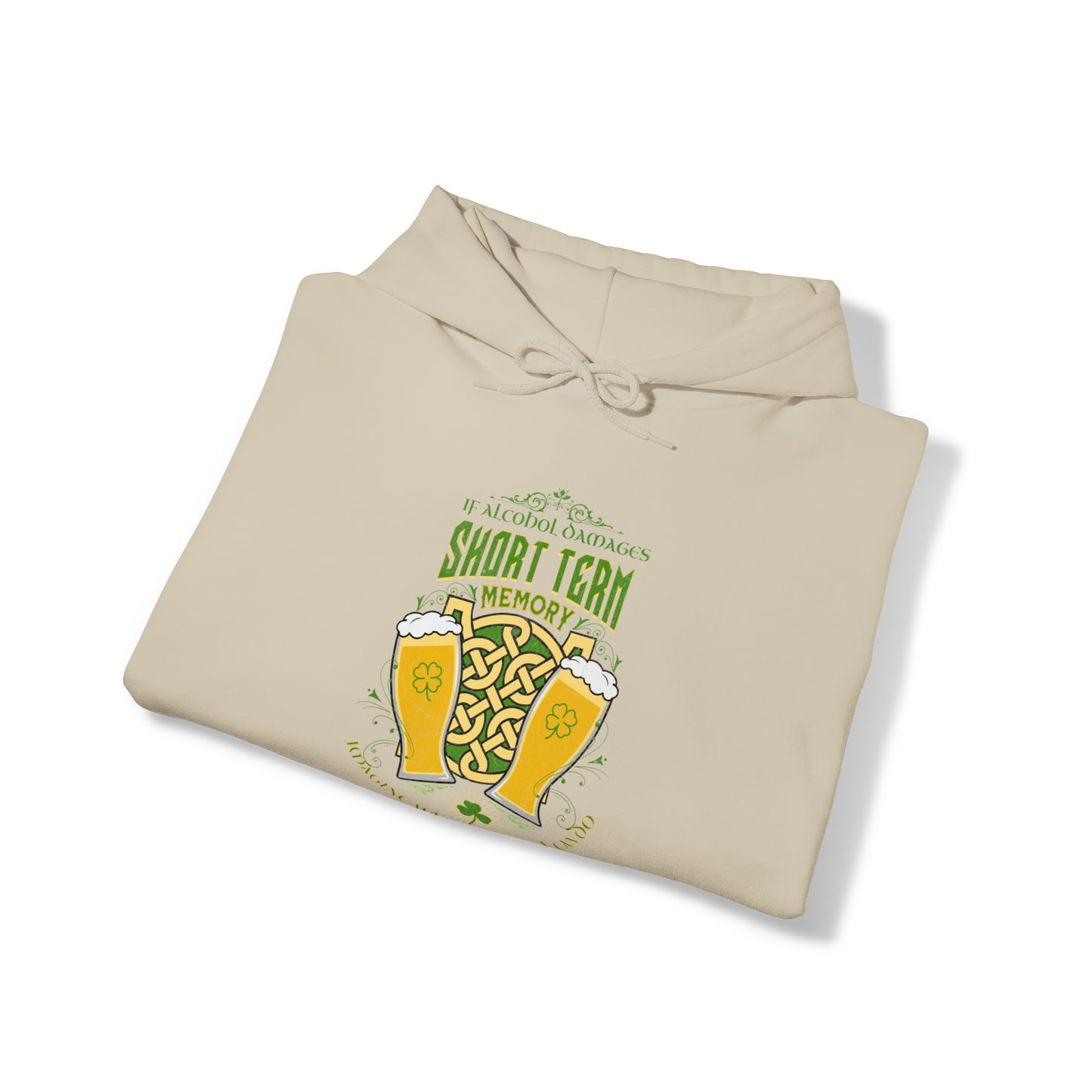 Three Beat Alcohol Heavy Blend™ Hooded Sweatshirt