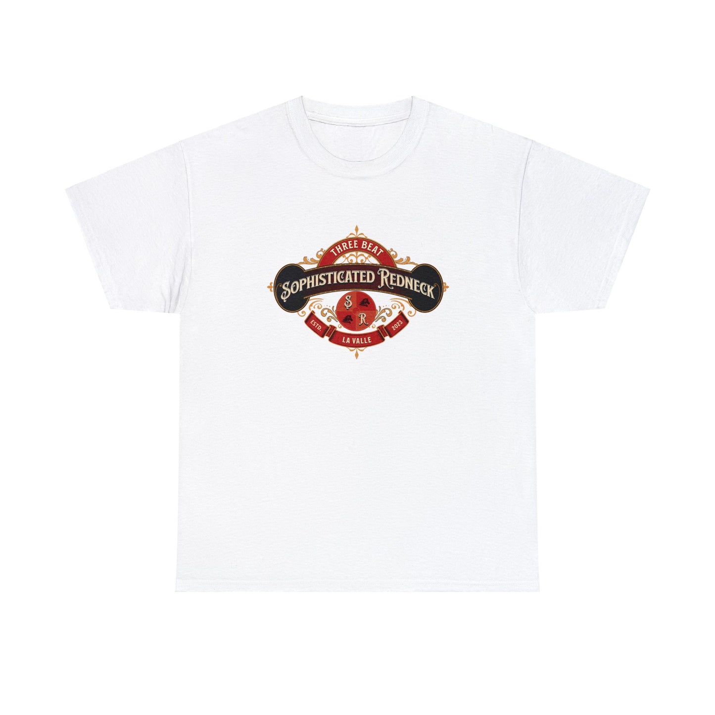 Three Beat Redneck Unisex Heavy Cotton Tee