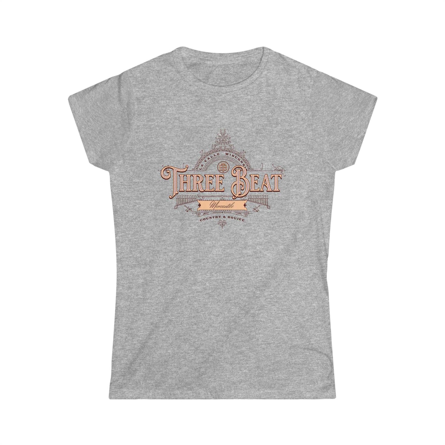 Three Beat Hometown Boujee Women's Softstyle Tee