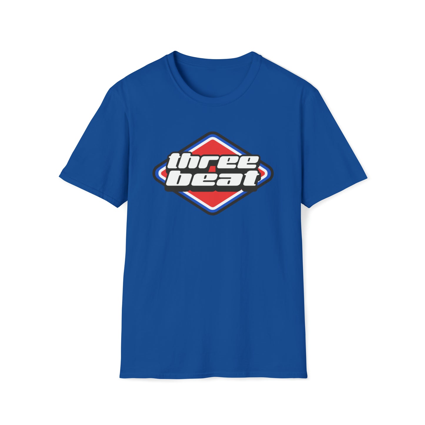 Three Beat Racing Mens Softstyle T-Shirt