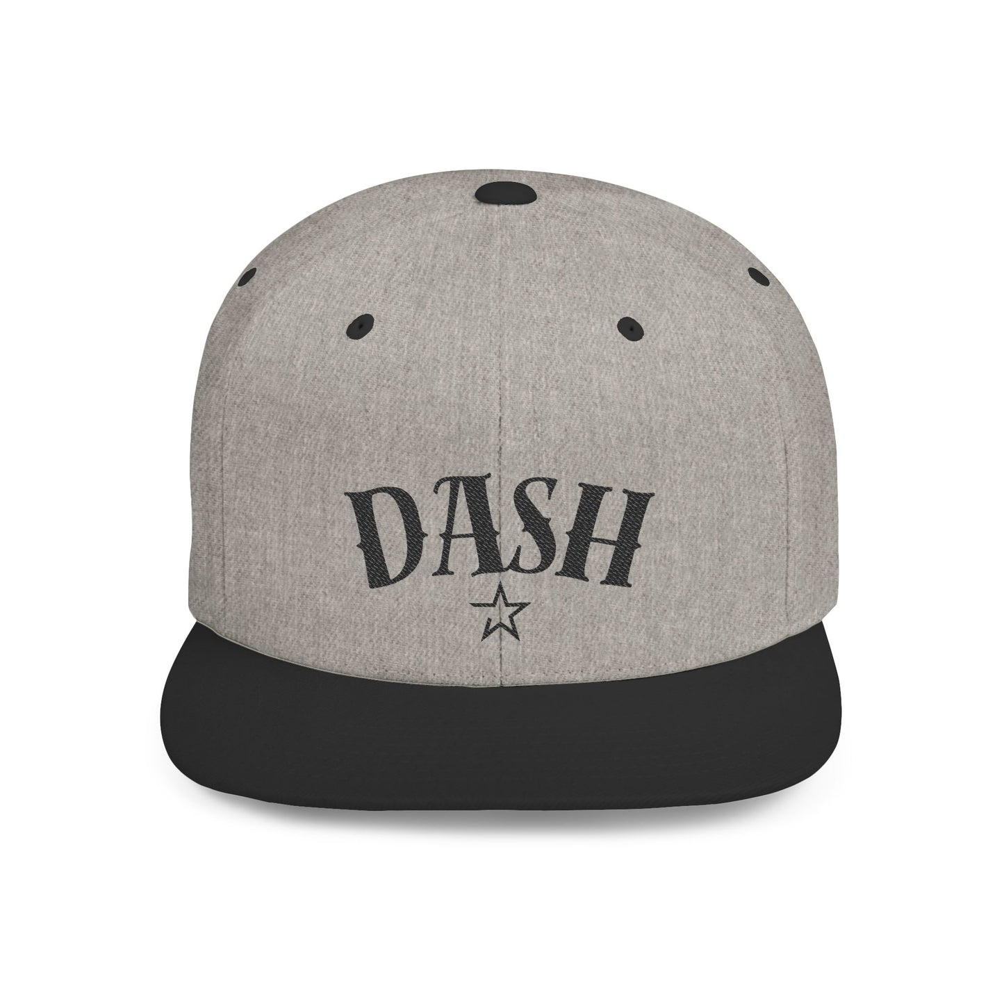 Dash Flat Bill Snapback Cap