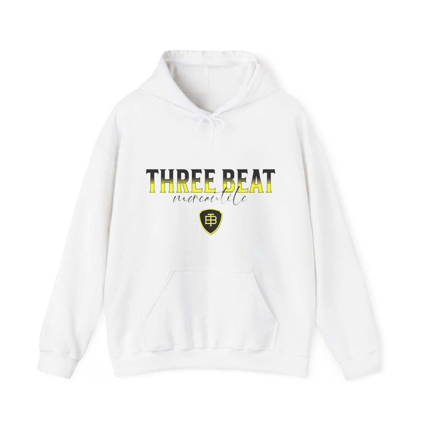 Three Beat Shield Lemon Unisex Heavy Blend™ Hooded Sweatshirt
