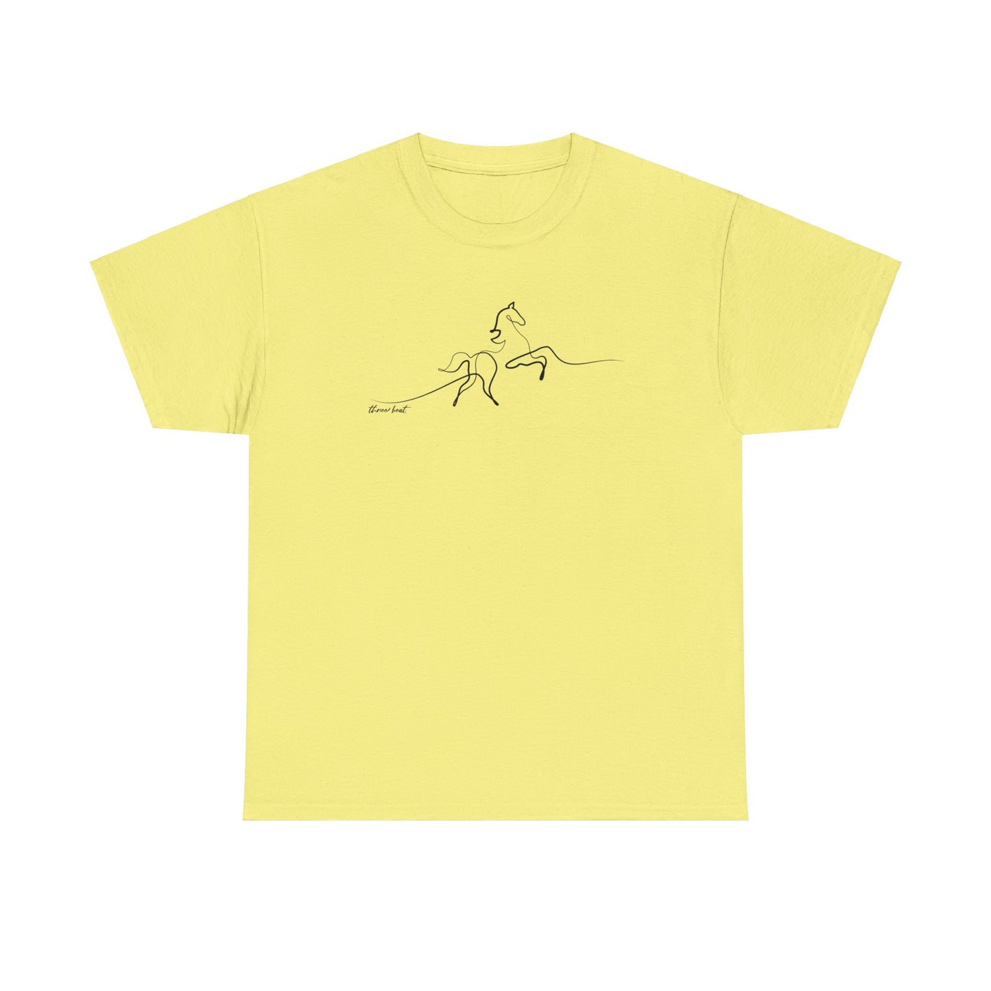 Three Beat 1 Line Unisex Heavy Cotton Tee