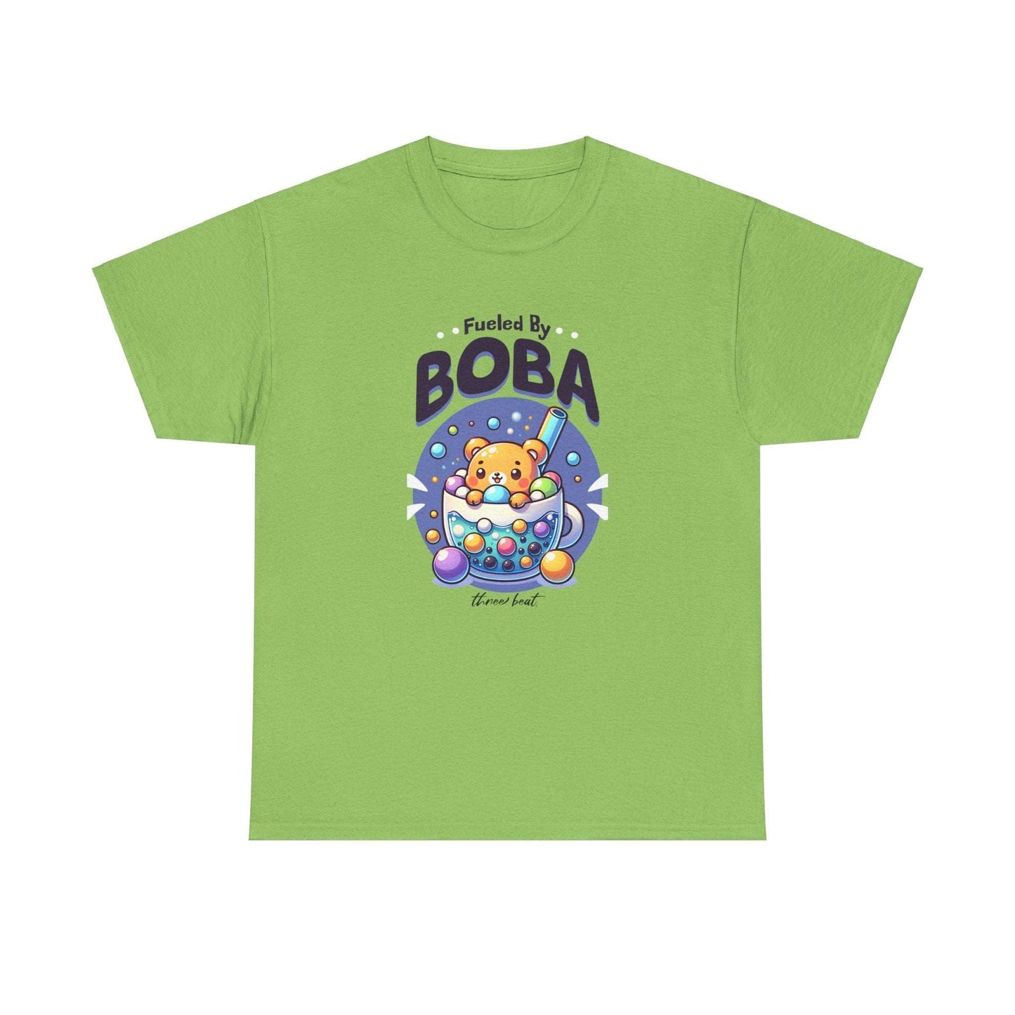 Three Beat Boba Unisex Heavy Cotton Tee