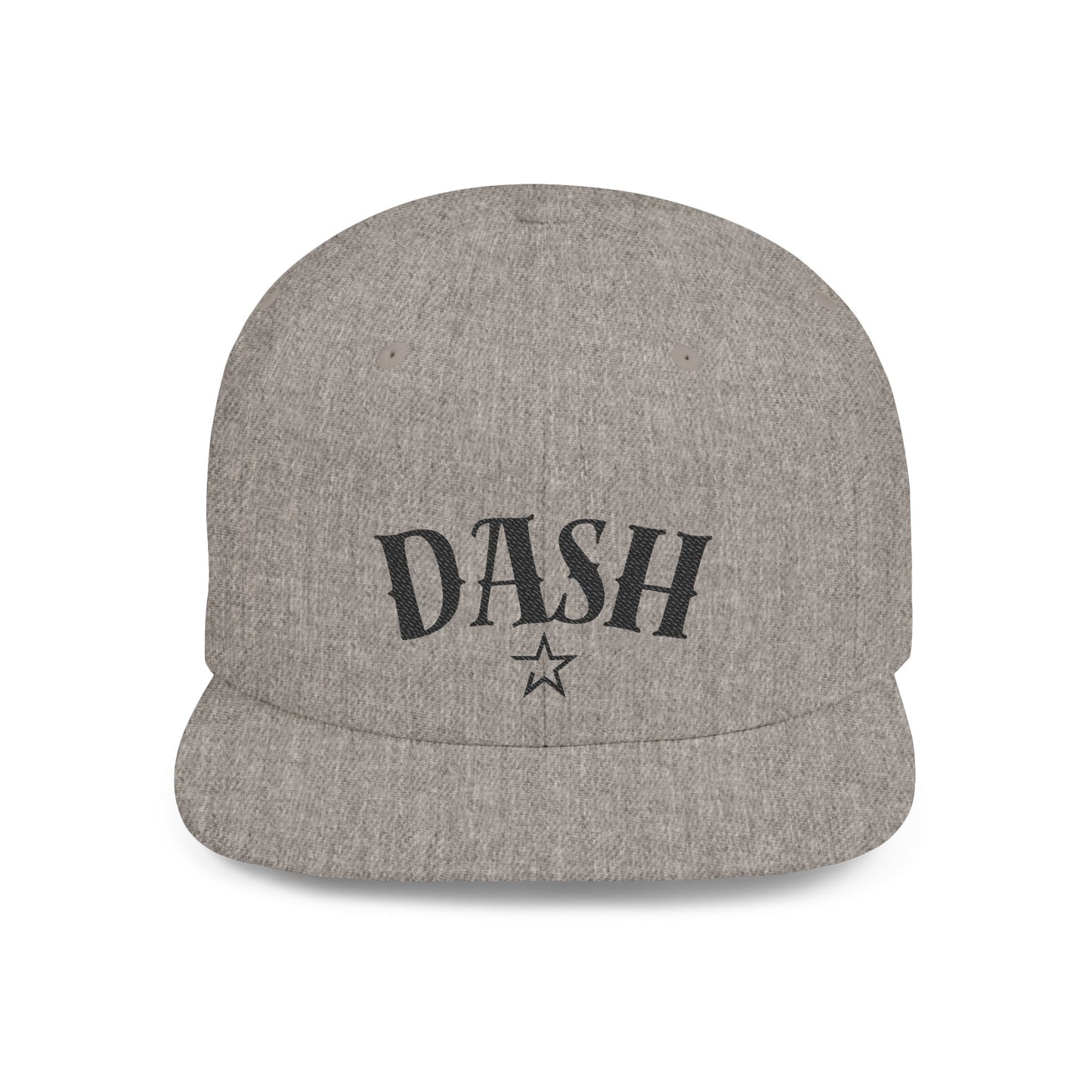 Dash Flat Bill Snapback Cap