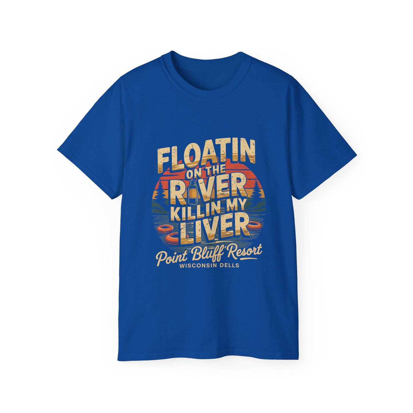Floatin' on the River Unisex Ultra Cotton Tee - Perfect for Summer Adventures