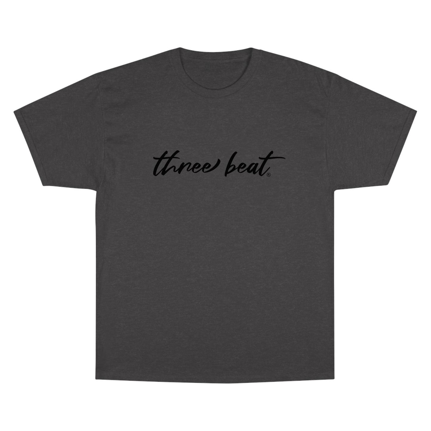 Three Beat Script Champion T-Shirt