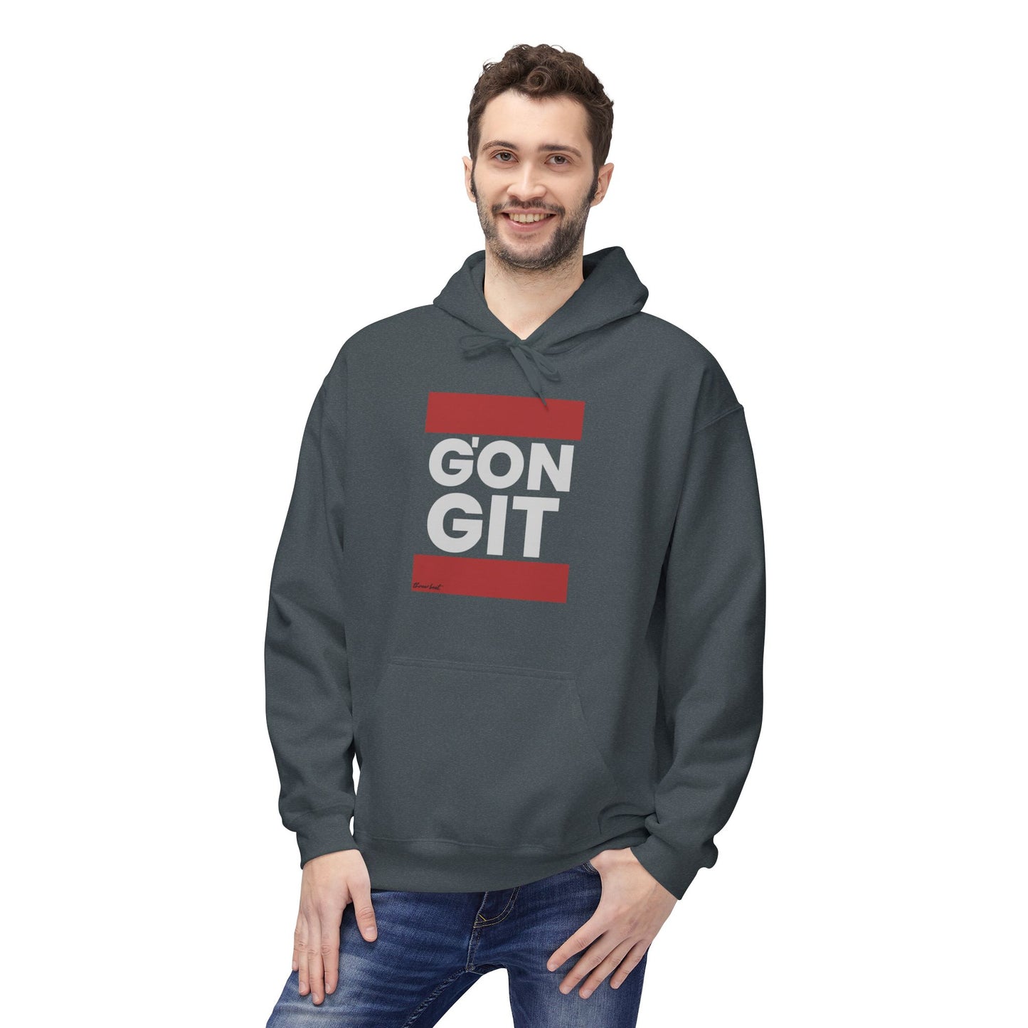 Three Beat G'ON GIT Unisex Midweight Softstyle Fleece Hoodie