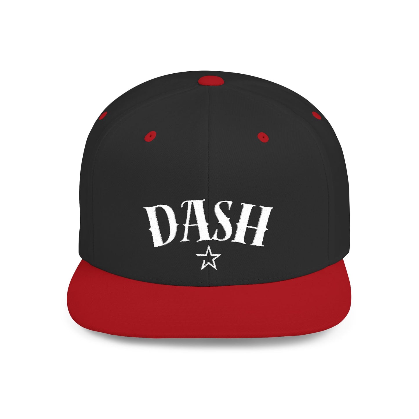 DASH Stylish Flat Bill Snapback Cap