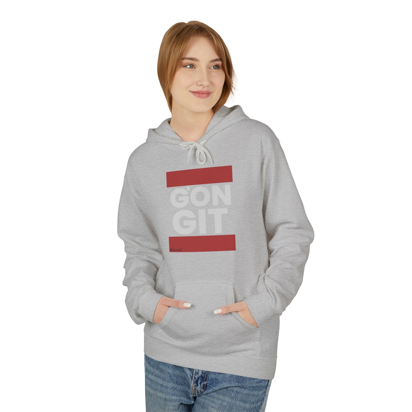 Three Beat G'ON GIT Unisex Midweight Softstyle Fleece Hoodie
