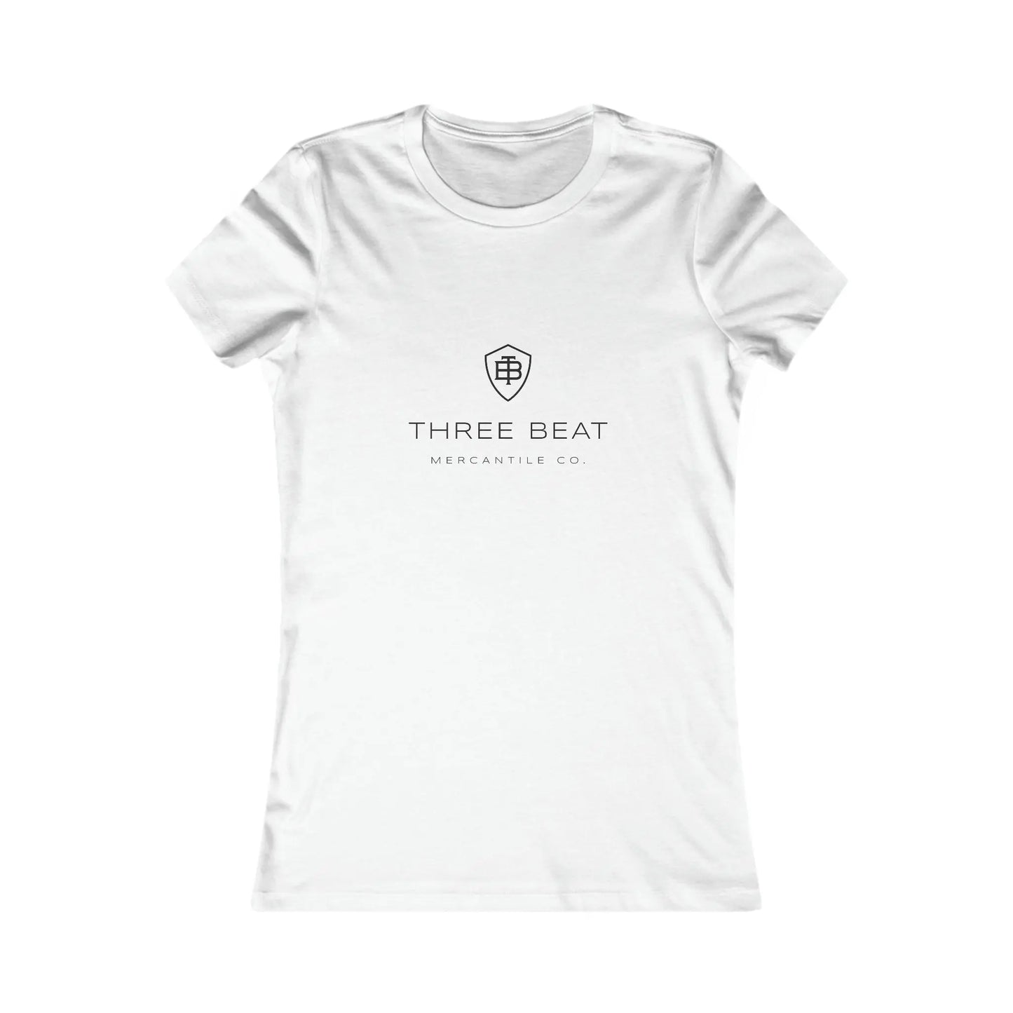 Three Beat Women's Favorite Tee Printify 2XL-White Women's Tee