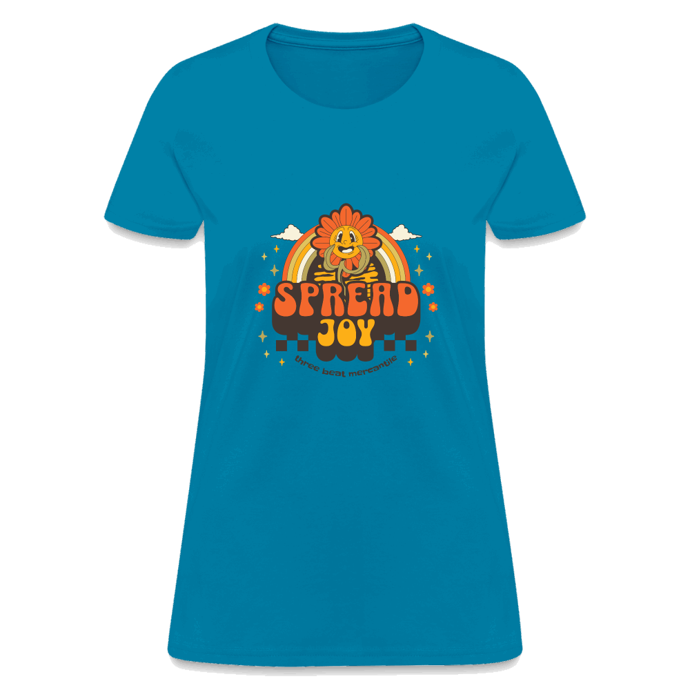 Spread Joy Women's T-Shirt - turquoise