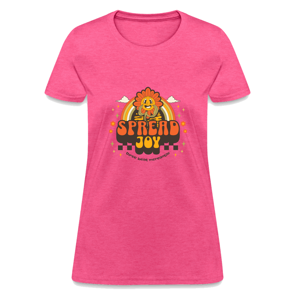 Spread Joy Women's T-Shirt - heather pink