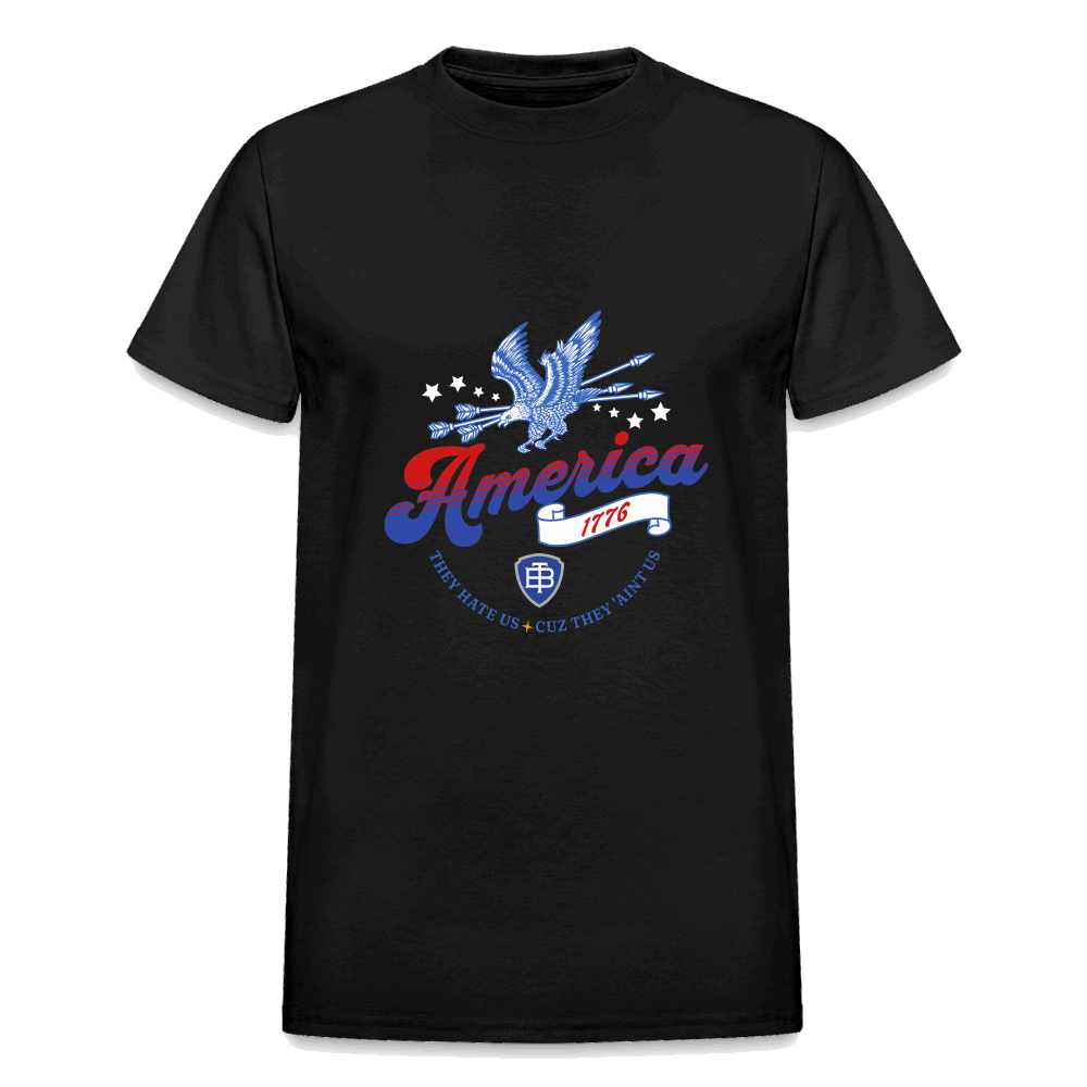 Three Beat Freedom Mens Classic T-Shirt - black