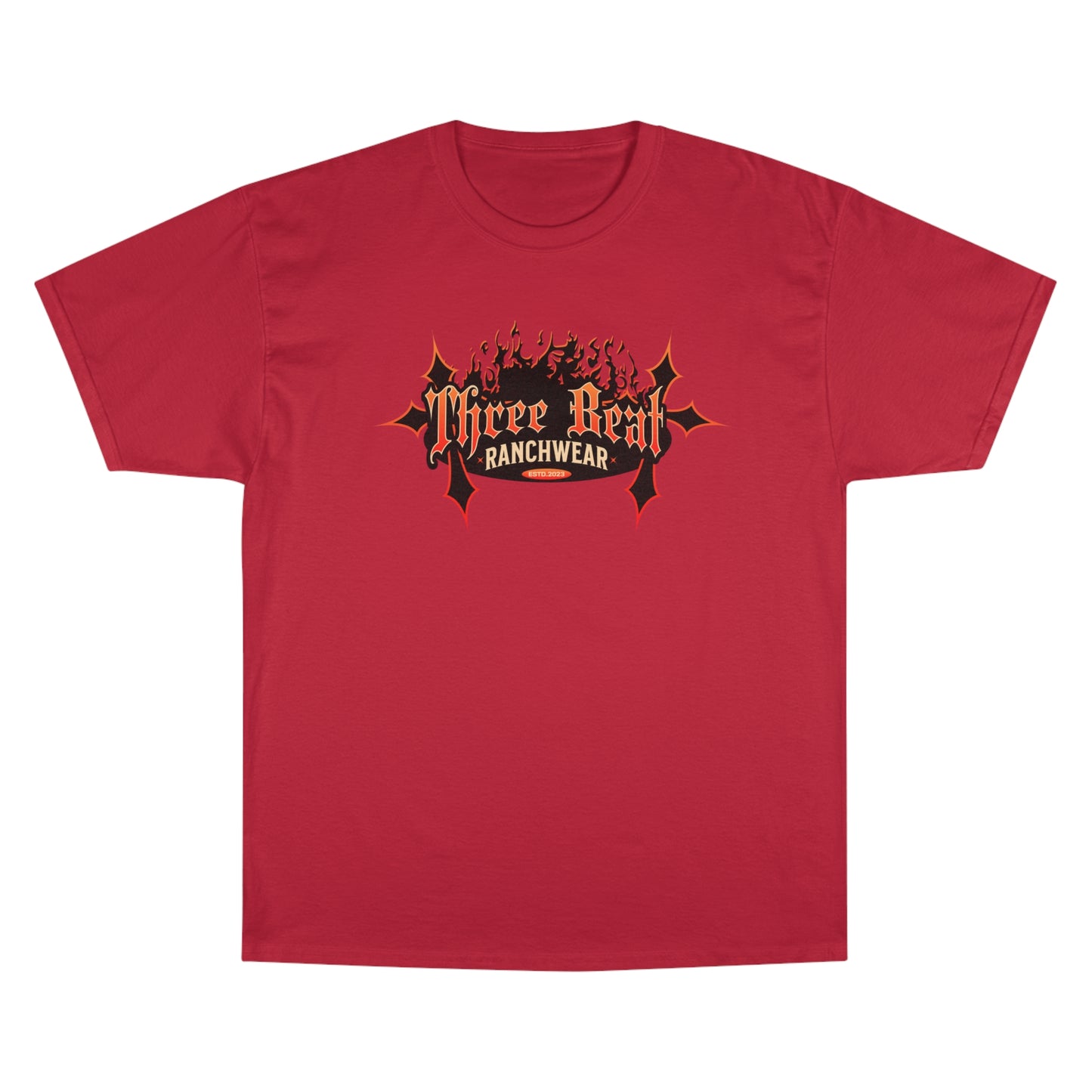 Three Beat Ranchwear Champion T-Shirt