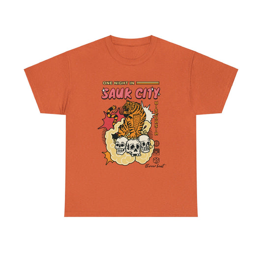 Three Beat Sauk City Unisex Heavy Cotton Tee