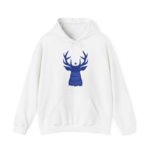 Three Beat Big Buck Unisex Heavy Blend™ Hooded Sweatshirt