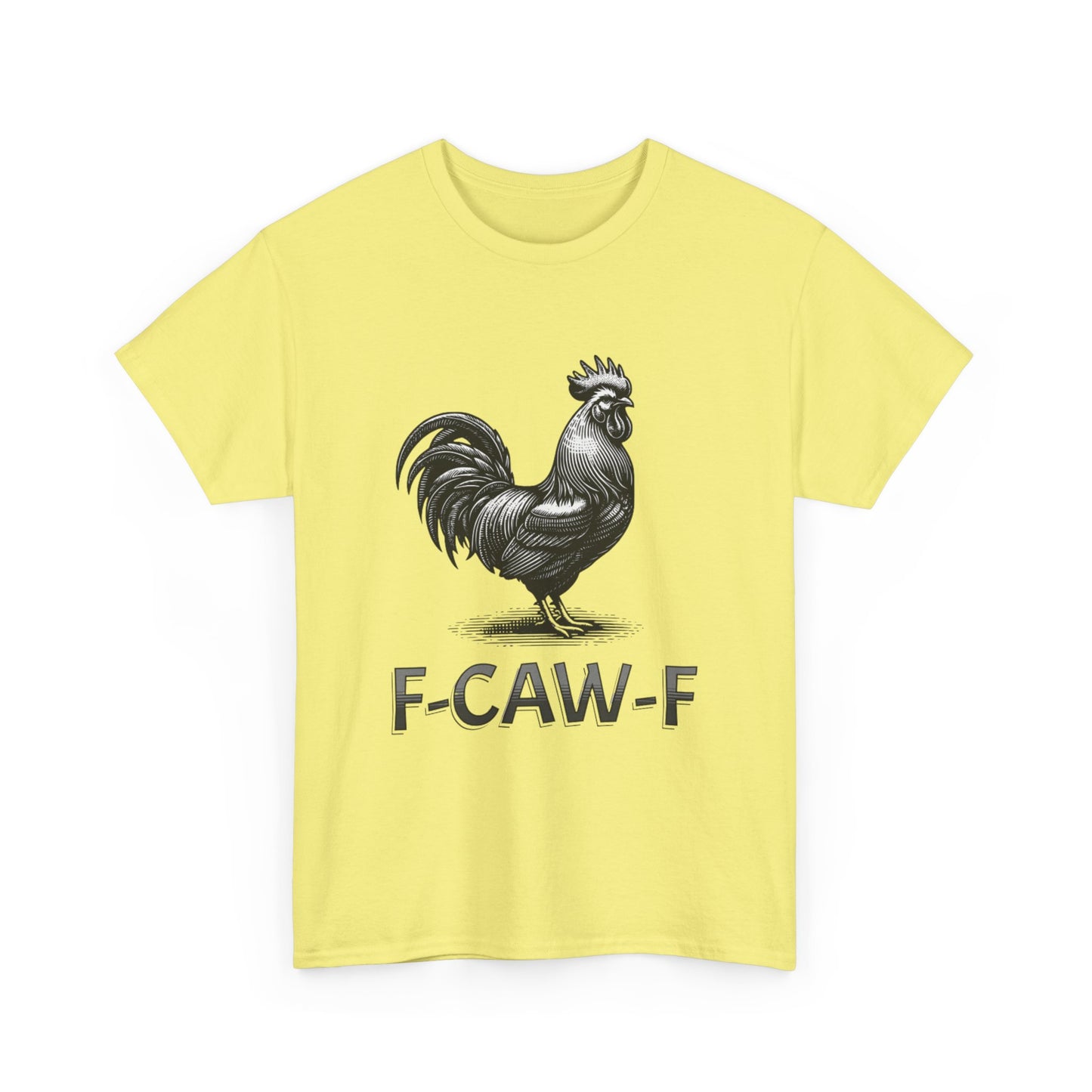 Three Beat Rooster Graphic Tee — Funny Farm Humor T-Shirt