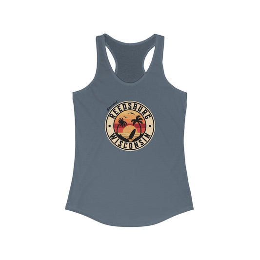 Three Beat Reedsburg OG Women's Ideal Racerback Tank