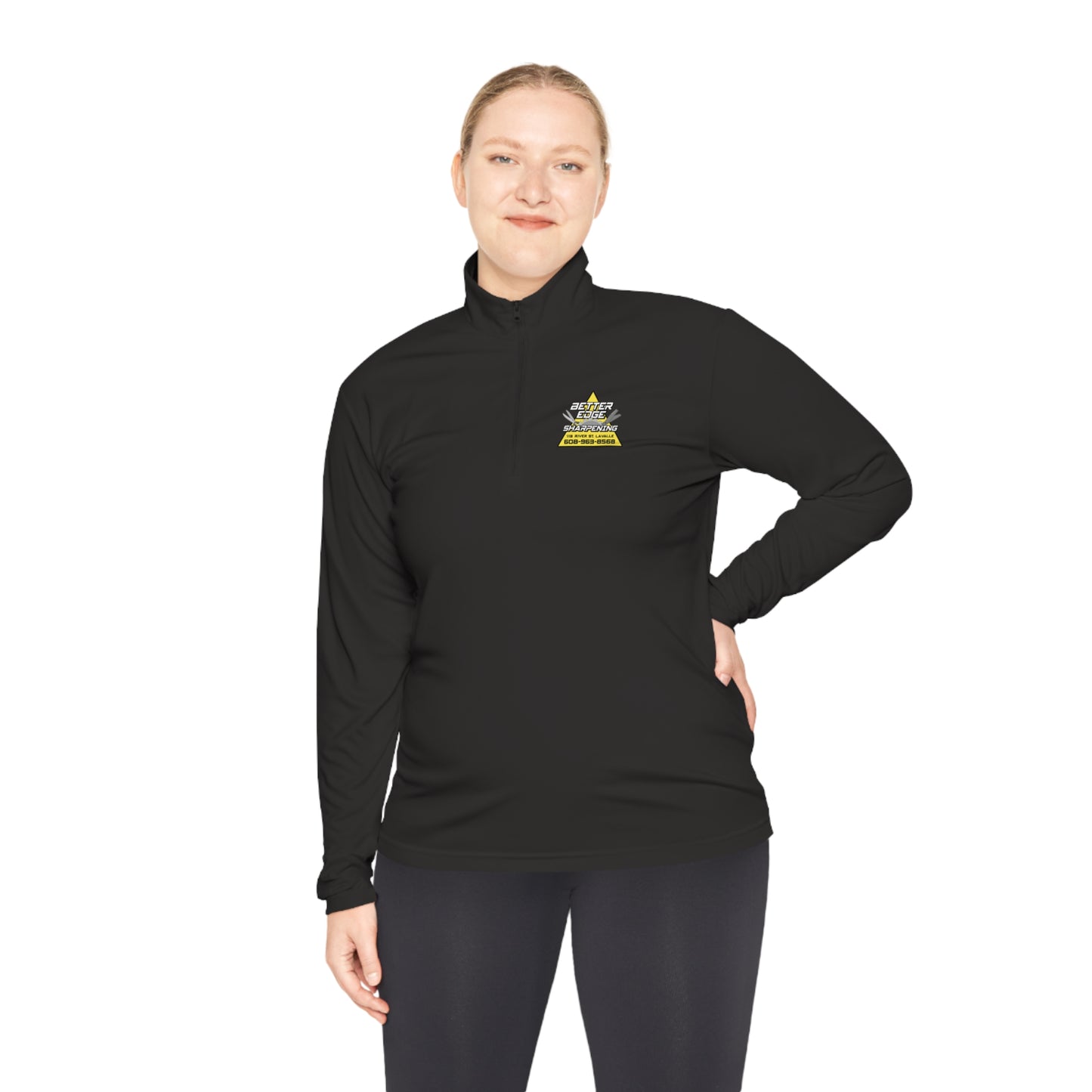 Better Edge Unisex Quarter-Zip Pullover