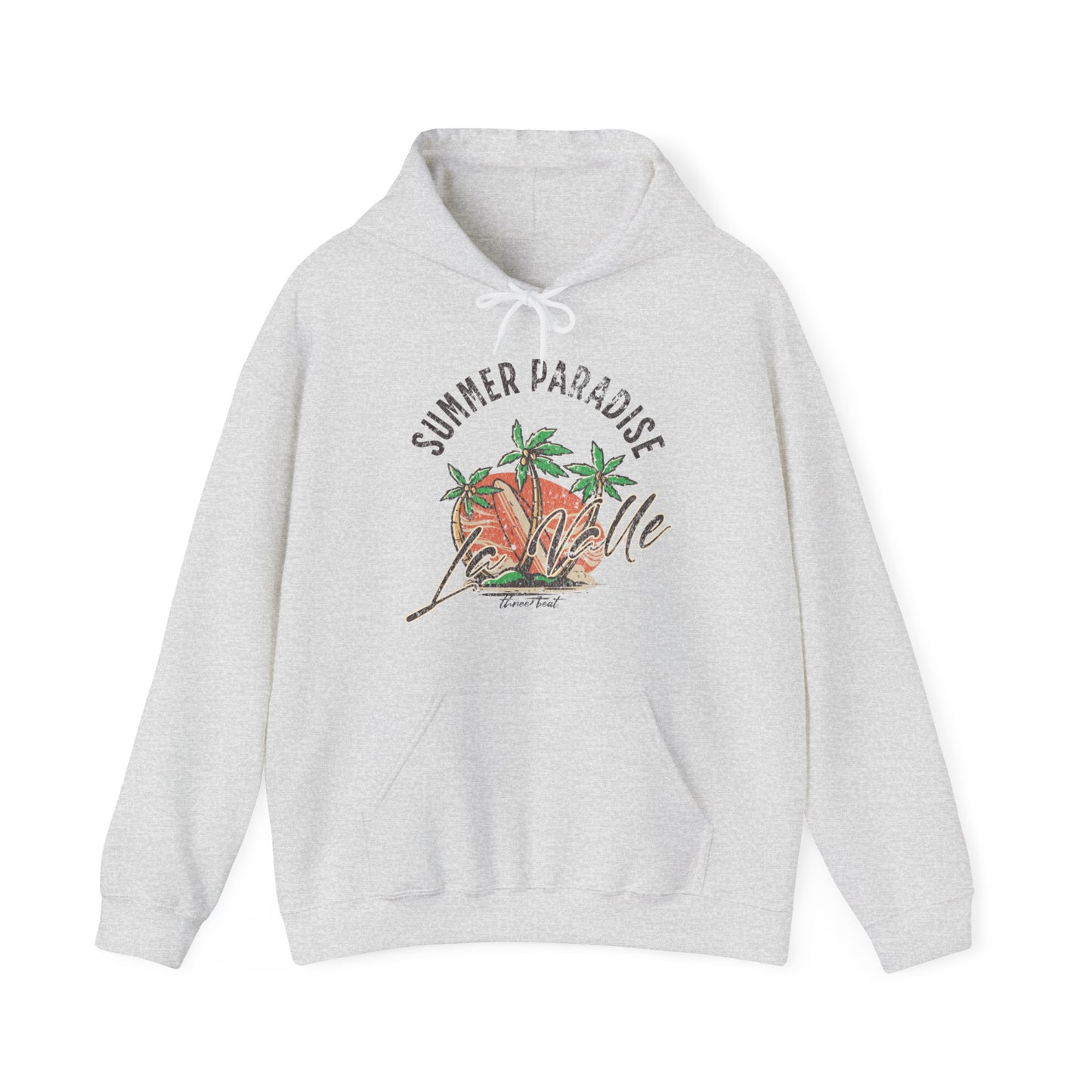 Three Beat La Valle Paradise Unisex Heavy Blend™ Hooded Sweatshirt