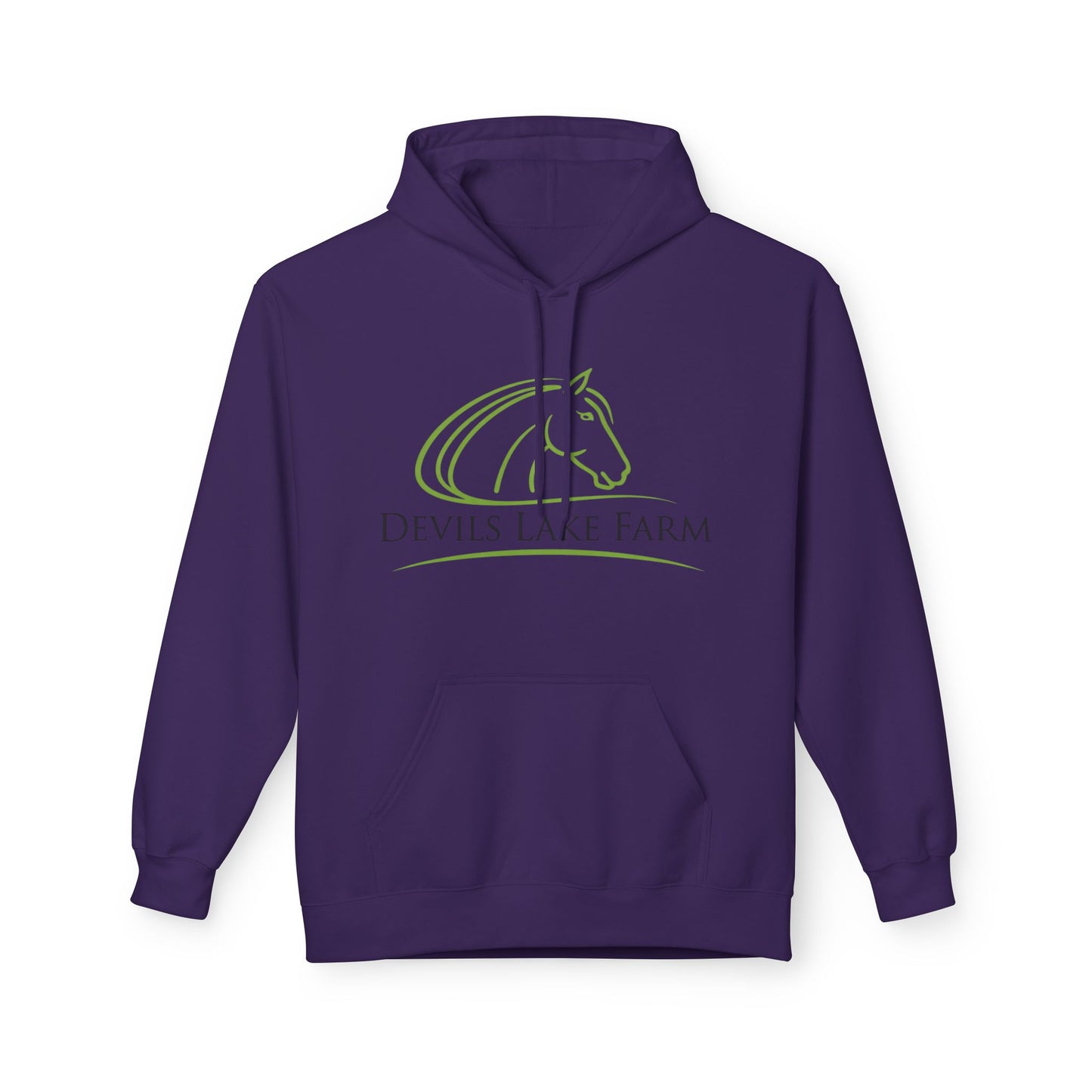 Devils Lake Farm Hoodie — Horse Logo Farmwear Pullover