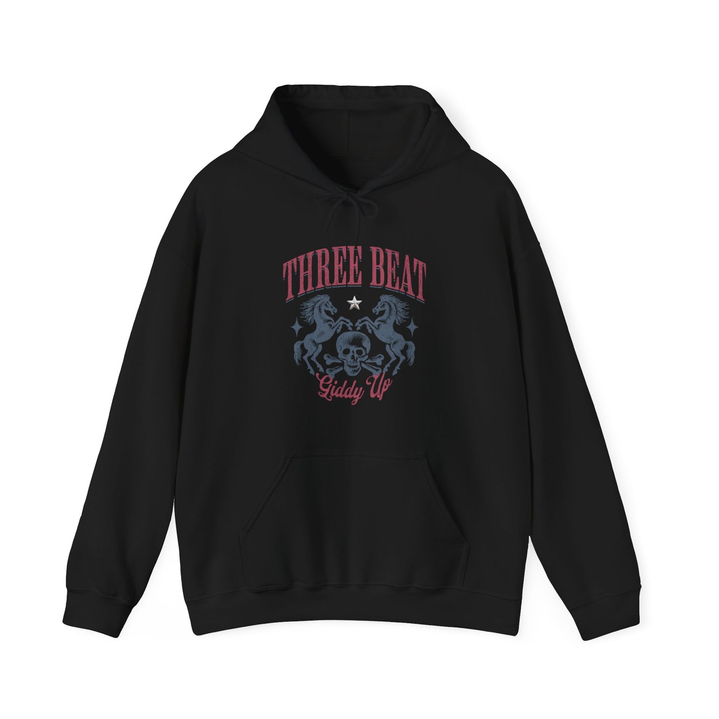 Three Beat GUH Unisex Heavy Blend™ Hooded Sweatshirt