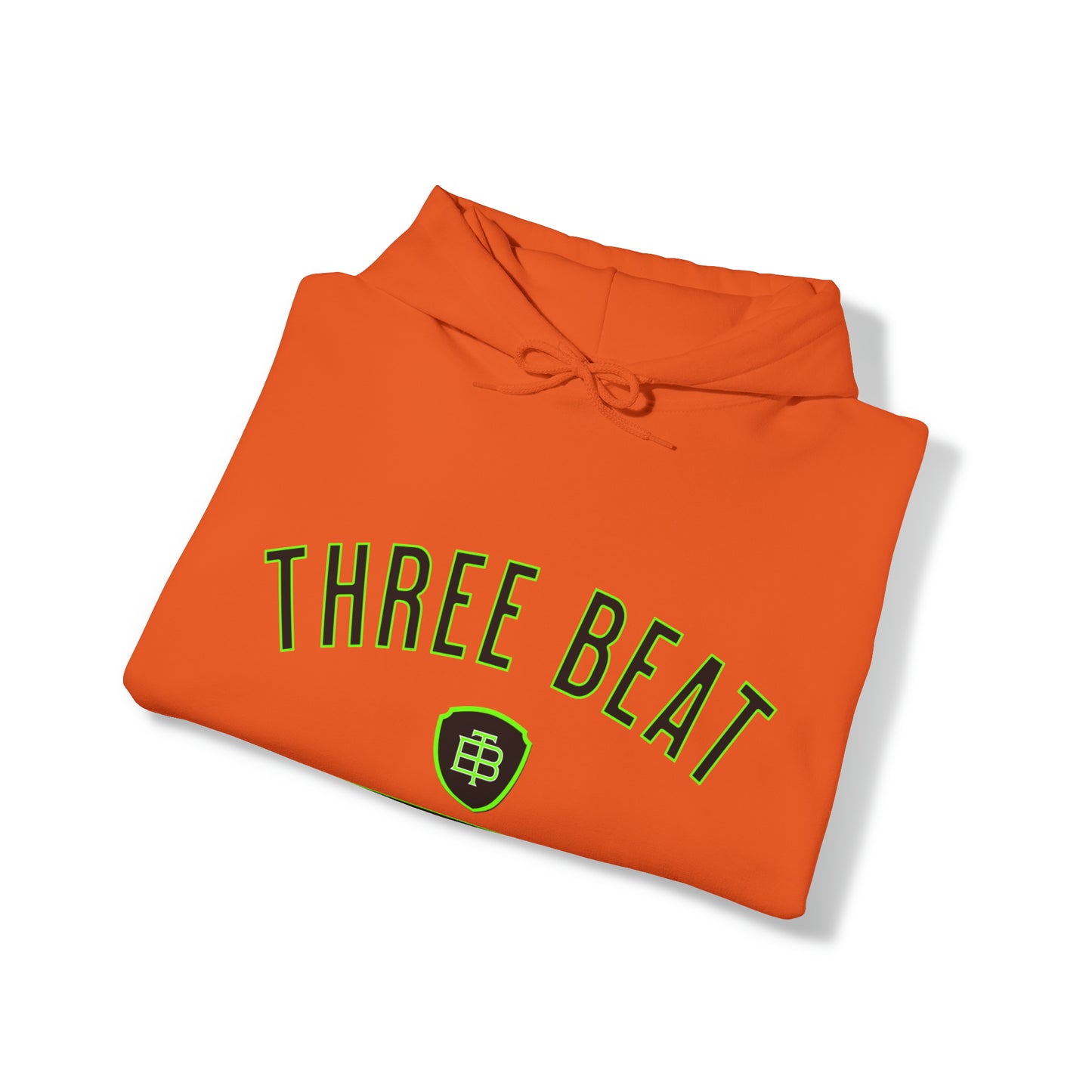 Three Beat Hells Down Lime Unisex Heavy Blend™ Hooded Sweatshirt