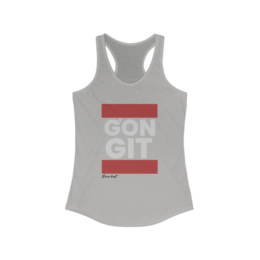 Three Beat GonGit Women's Ideal Racerback Tank