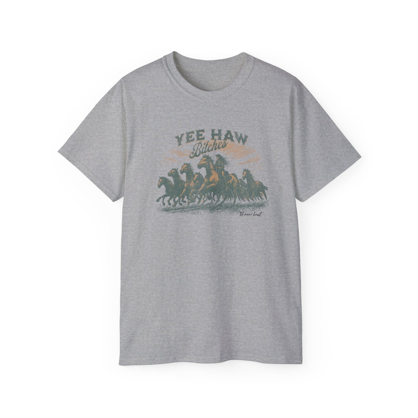 Three Beat Yee Haw Unisex Ultra Cotton Tee