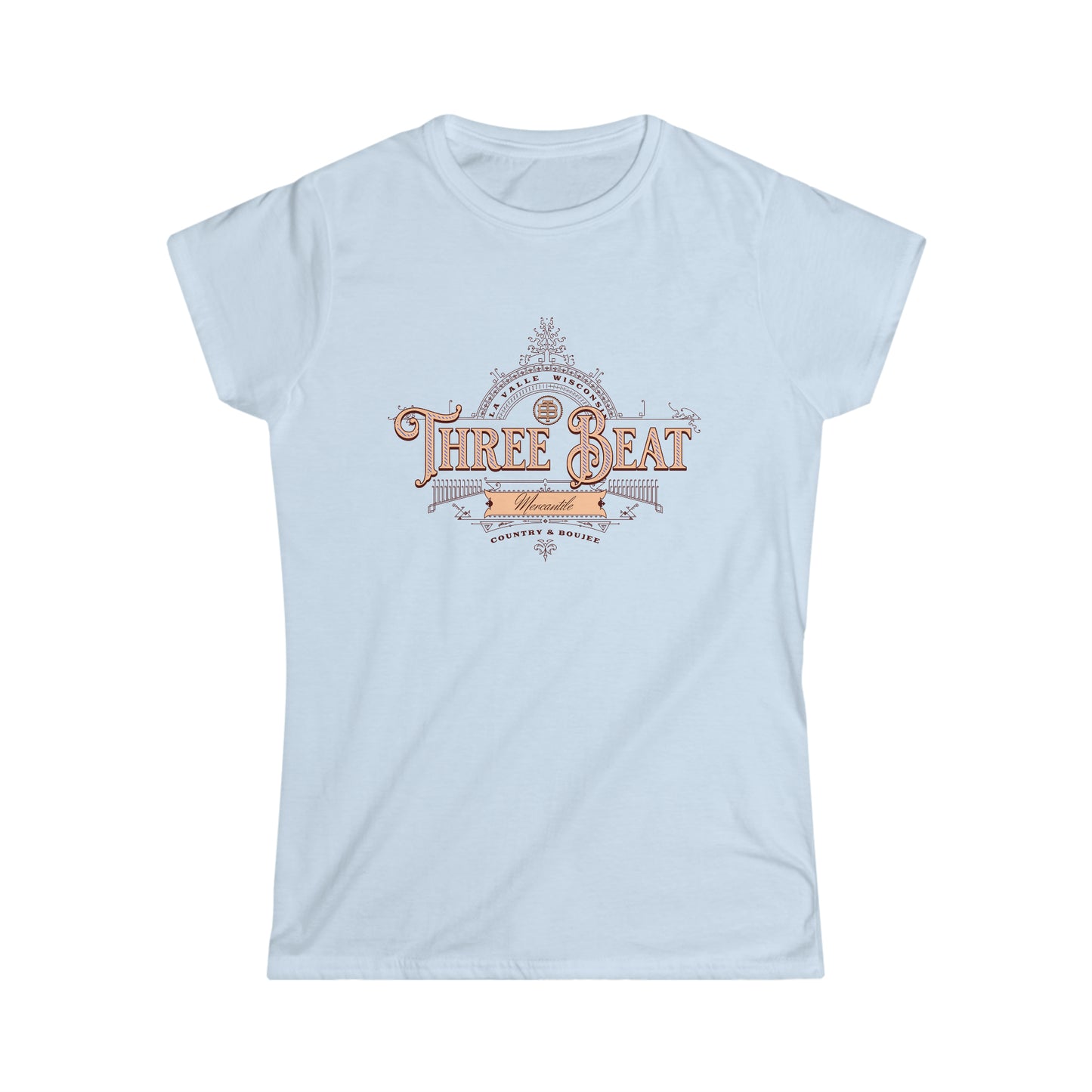 Three Beat Hometown Boujee Women's Softstyle Tee