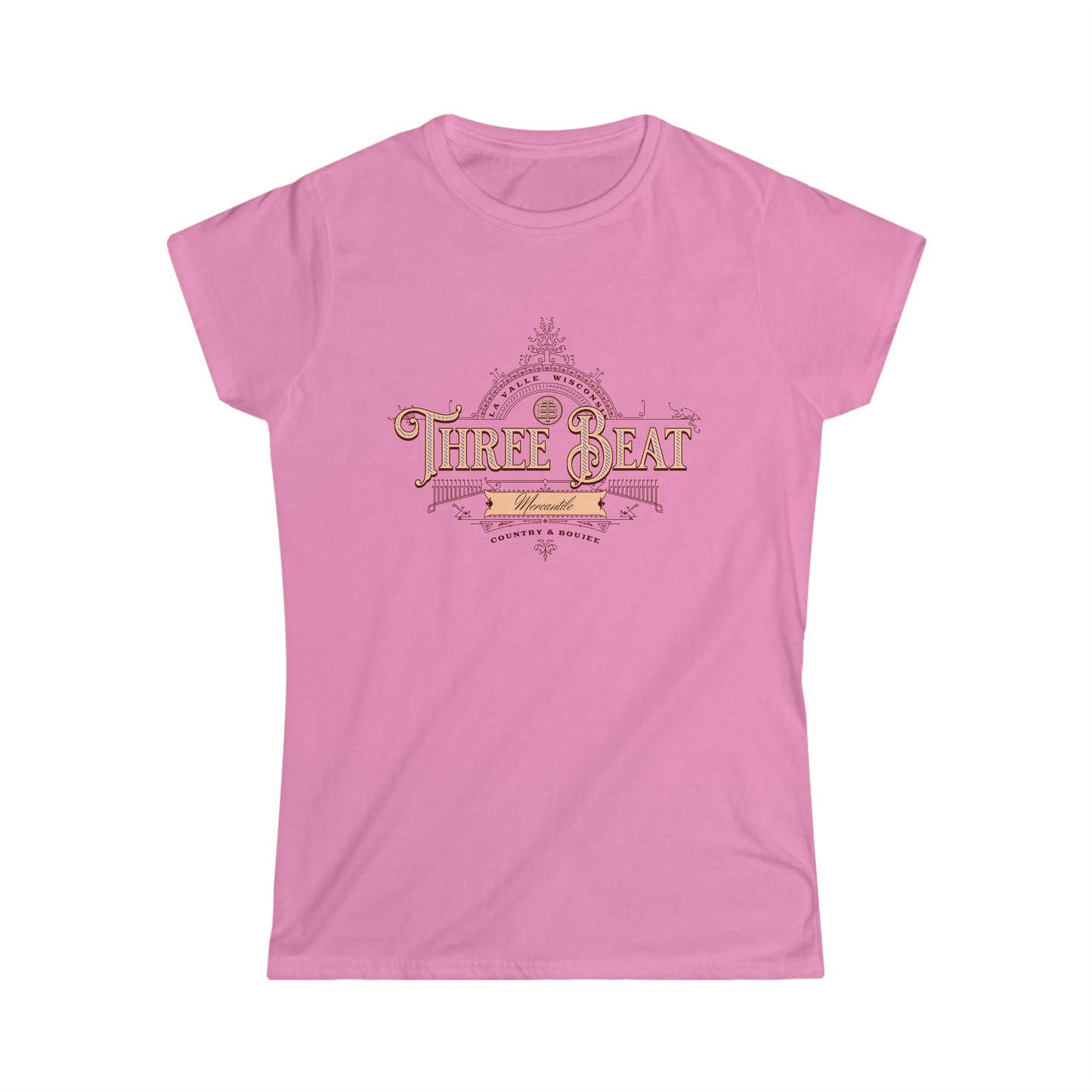 Three Beat Hometown Boujee Women's Softstyle Tee