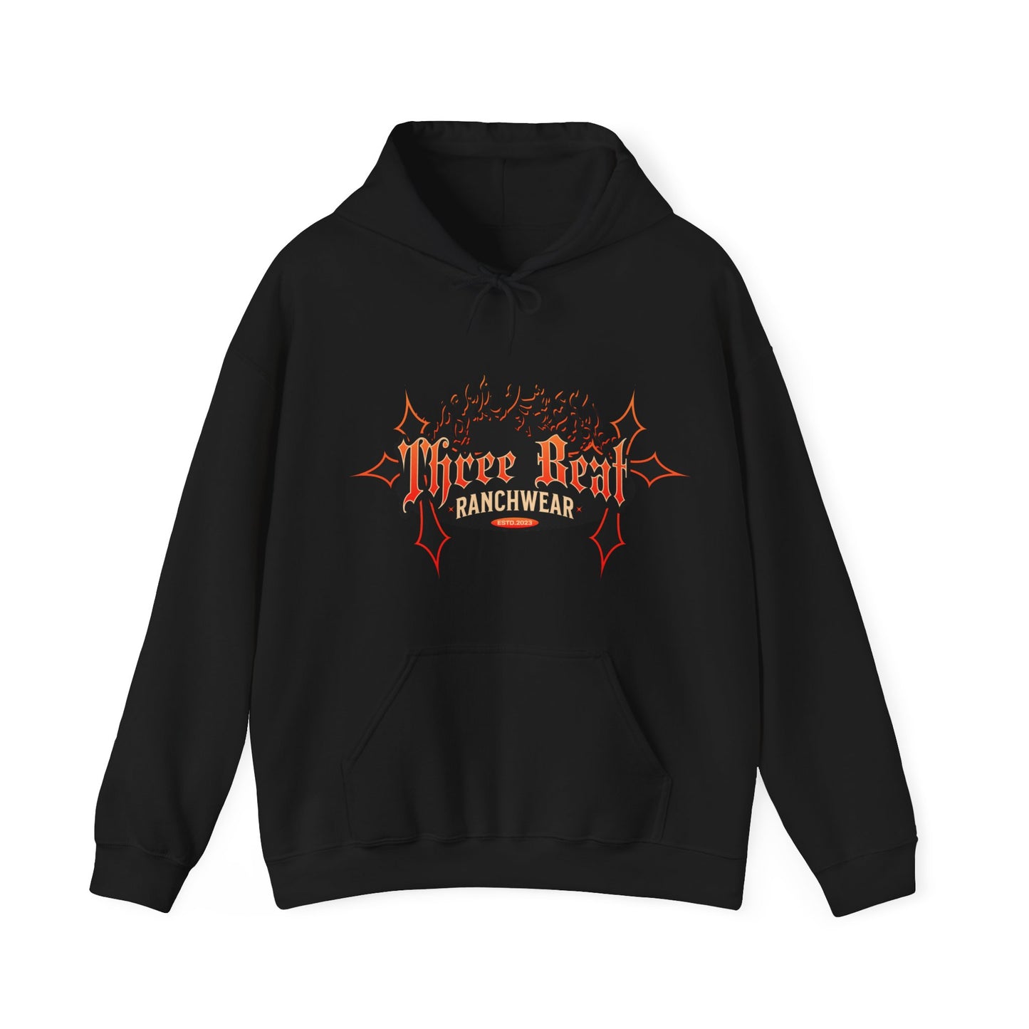 Three Beat Ranch Wear Unisex Heavy Blend™ Hooded Sweatshirt