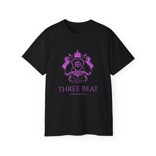 Three Beat Horse Crest Unisex Ultra Cotton Tee