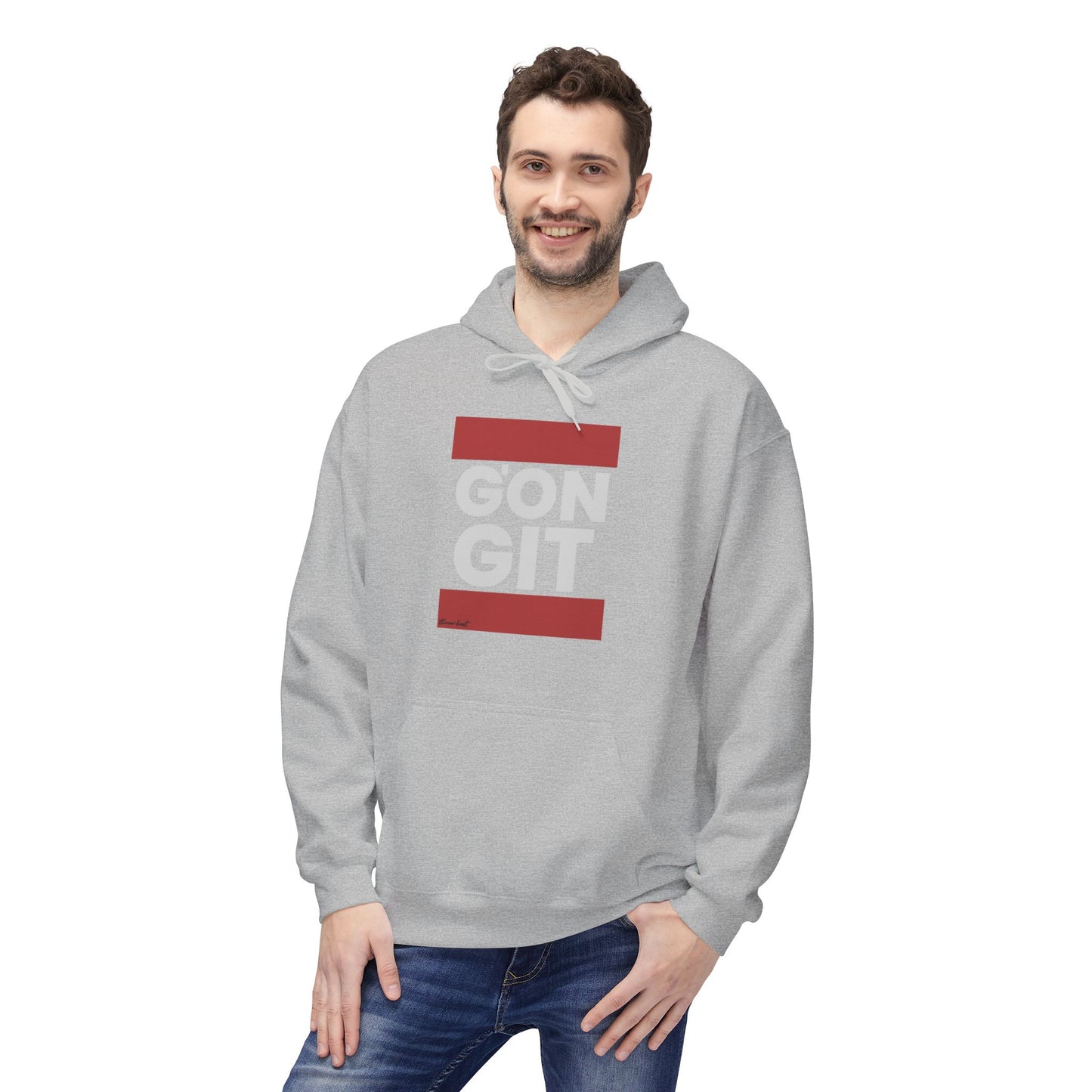 Three Beat G'ON GIT Unisex Midweight Softstyle Fleece Hoodie