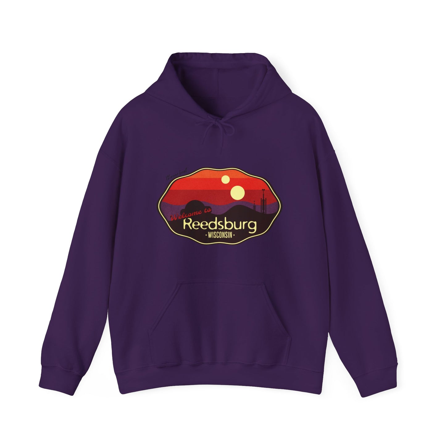 Three Beat Starburg Unisex Heavy Blend™ Hooded Sweatshirt