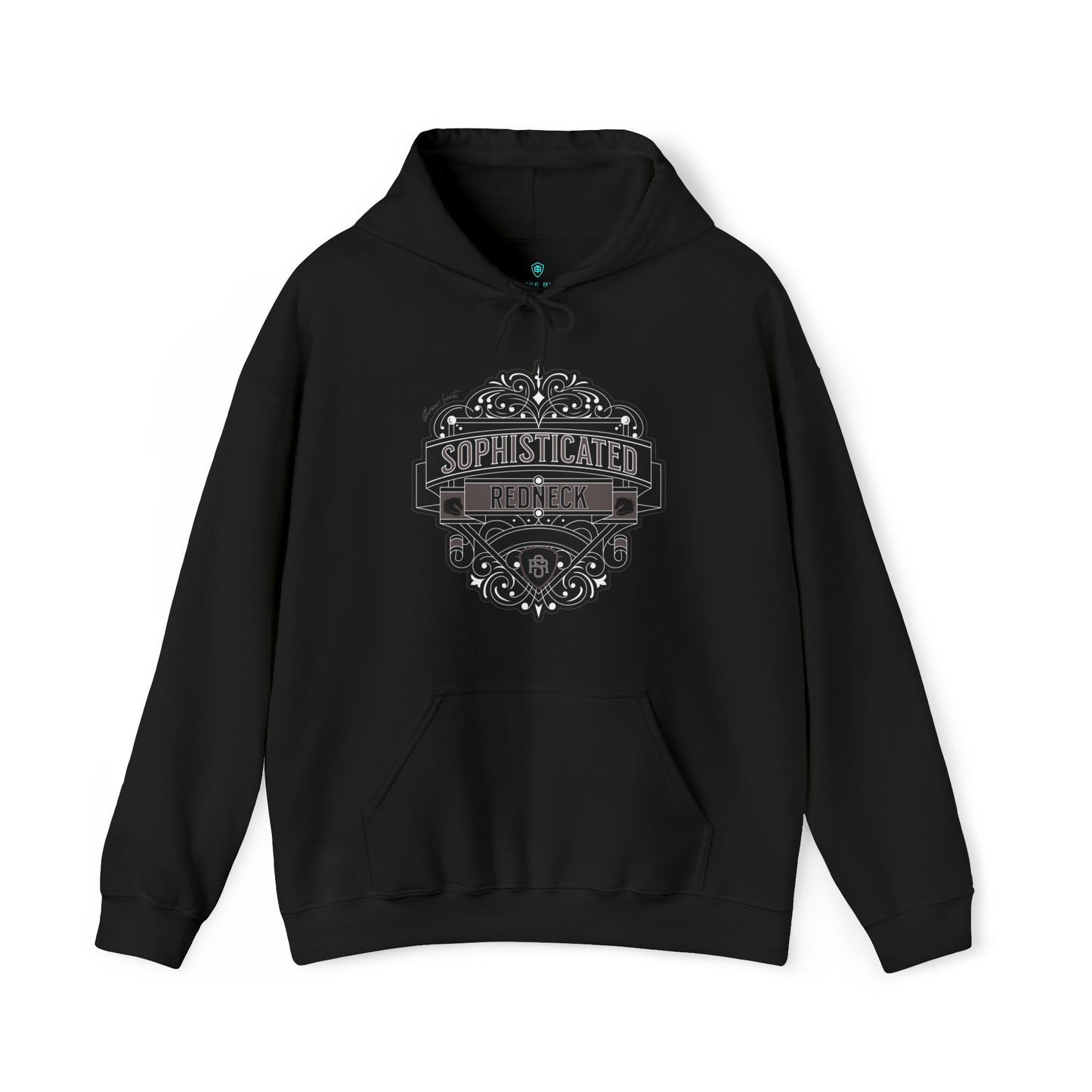 Sophisticated Redneck Silver Unisex Heavy Blend™ Hooded Sweatshirt
